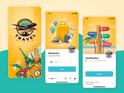 Travel App adventure time branding design graphic design mobile app design mobile design
