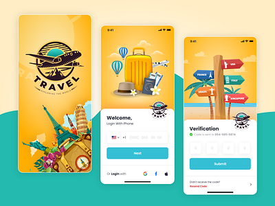 Travel App adventure time branding design graphic design mobile app design mobile design