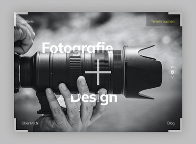 Photography + Design Agency design landing page photography ui ux webdesign