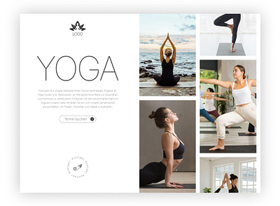 YOGA Landing Page landing page lifestyle ui ux webdesign yoga