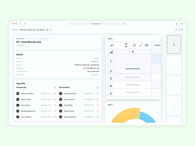 Report Details Concept admin panel dashboard embedded file viewer file preview management report report details security web app ui ux