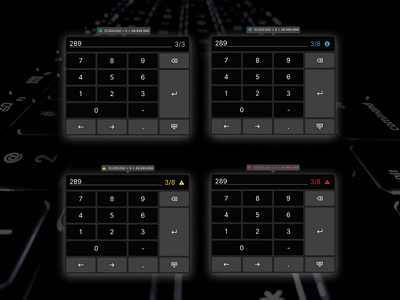 Number Pad app button design desktop digital digitalbutton display figma keyboard number numberkeyboard pad product sanal ui ux