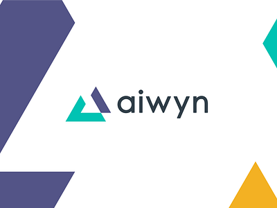 Aiwyn branding brand design branding clean graphic design logo logo design tech triangle