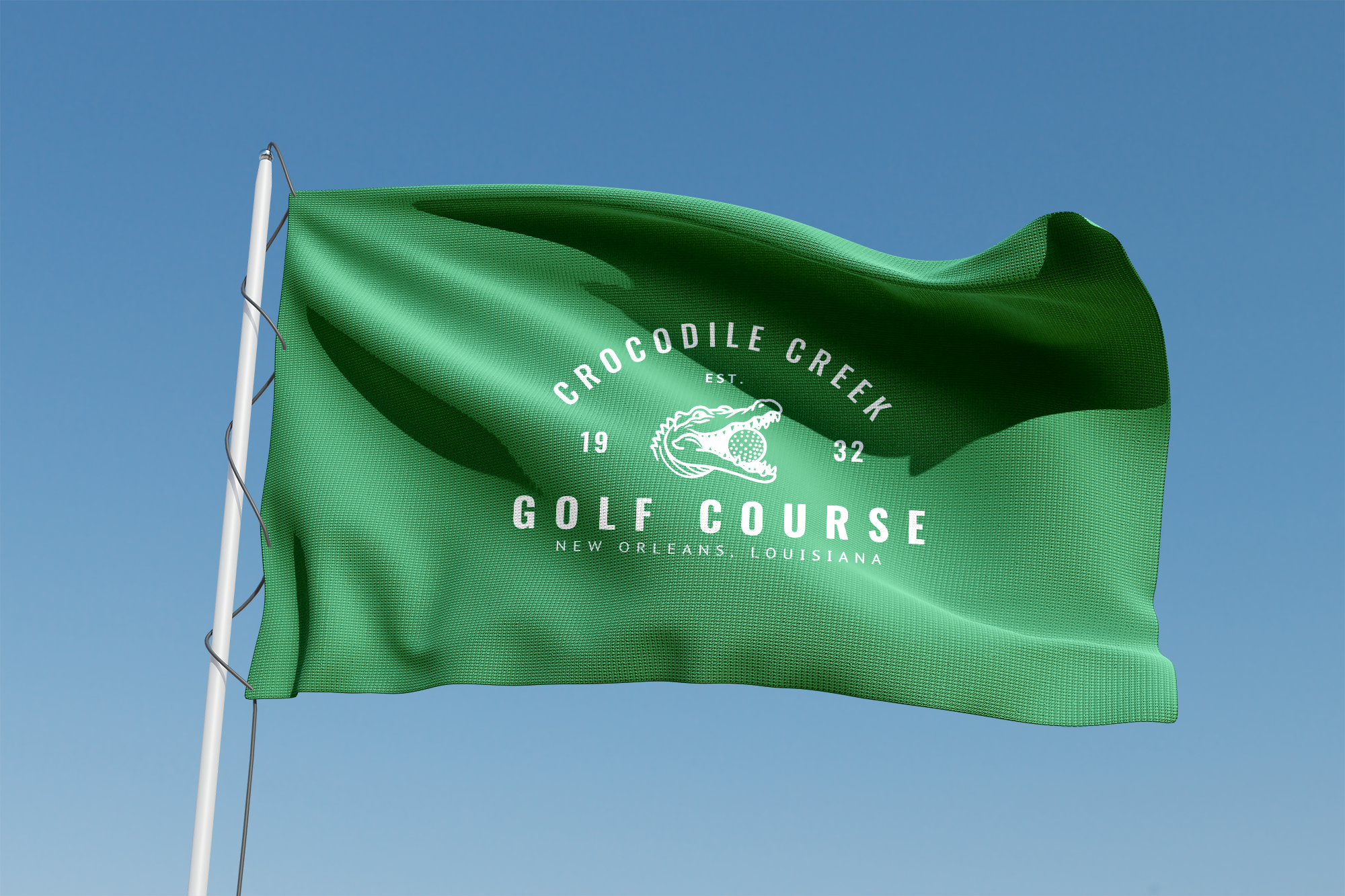 Crocodile Creek Golf Course Logo and Branding brandidentity branding club country design golf golfclub golfclublogo golflogo graphic graphic design illustration logo logodesign logodesigner sports sportslogo ui ux vector