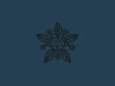 Wise plants astral branding classic design earth graphic design illustration land leaves logo moon mystic nature plants spiral sun woman