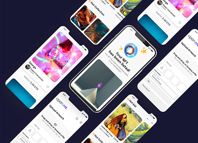Application Design Nft app appdesign desig ecommerce nft ui ux webdesign