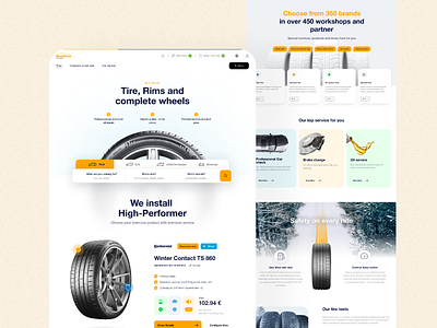 Tire store | BestDrive branding clean design flat illustration logo minimal simple ui ux