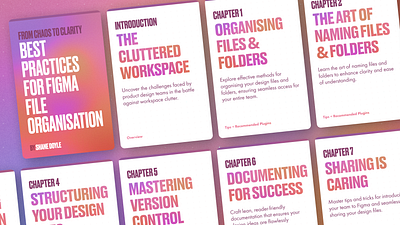 Figma File Organisation Ebook design design process ebook figma files ui ux workflow