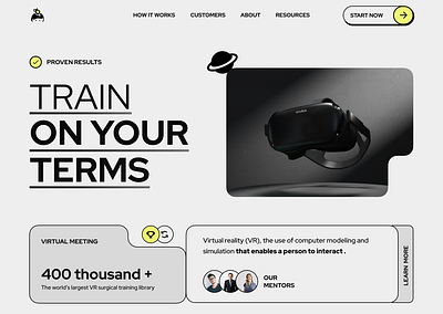 VR Headset Web Design animation branding design dribbble engineering motion graphics photooftheday tech technews technology ui uiesign uiuxdesign ux vr webdesign