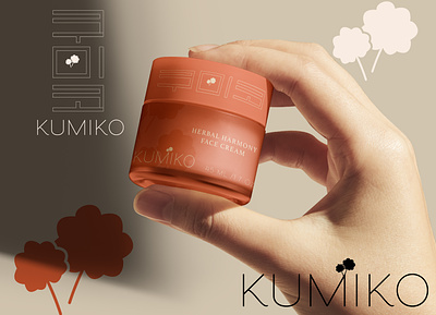 KUMIKO Korean Skincare beauty brand design branding branding identity elegant design graphic design logo logo design minimalistic design organic design packaging design skincare design visual identity