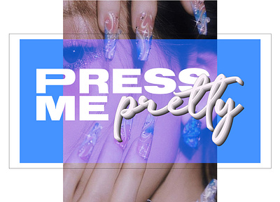 Press Me Pretty beauty bold design brand design branding branding identity graphic design logo logo design packaging design visual identity