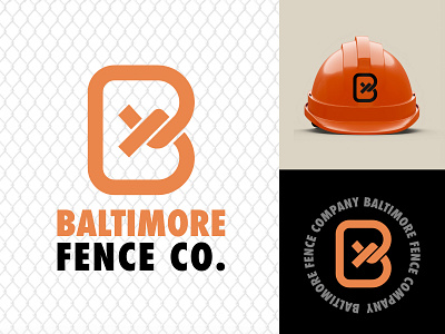 Bmore Fence Co. Brand Concept b branding construction design graphic design logo