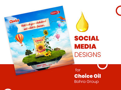 Social Media Designs for Bohra Group biratnagar bohra group cooking oil cooking oil designs graphic design kumarchandan design oil ad