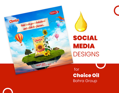 Social Media Designs for Bohra Group biratnagar bohra group cooking oil cooking oil designs graphic design kumarchandan design oil ad