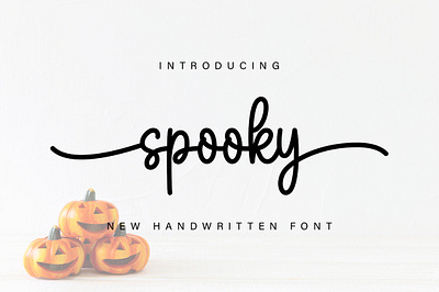 Spooky Font crafting font cute font easter easter font handwritten monoline new font script script font
