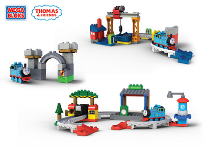 Megablocks - Thomas The Train Sets 3d