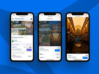 FindHotel - hotel booking platform booking booking app gallery hotel hotel booking interface mobile design pricing rental reviews room travel travel agency travel app trip ui user experience user interface ux vacation