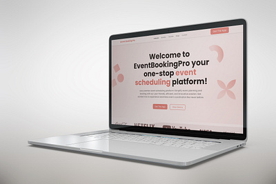 Event Booking Pro (An Evenet management software landing page) landing page saas ui ux webui