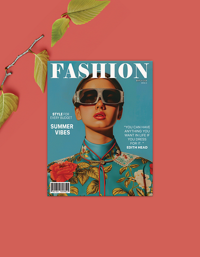 Magazine Cover Page Design brand designe fashion graphic design magazine magazine cover mockup new fashion