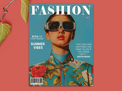 Magazine Cover Page Design brand designe fashion graphic design magazine magazine cover mockup new fashion