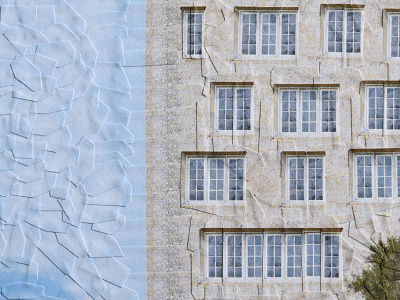 Mill House, detail 2 architecture buildings collage illustration windows