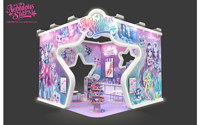 Nebulous Stars - Shenzhen Gift & Home Booth Design 3d