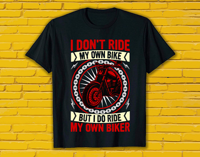 Biker t-shirt designs bike biker design font illustration mockup ornaments print quotes ride tshirt tshirtdesign tshirts vector