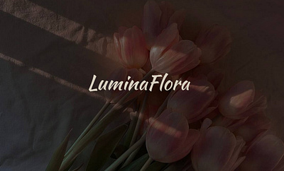 LuminaFlora LOGO branding graphic design logo