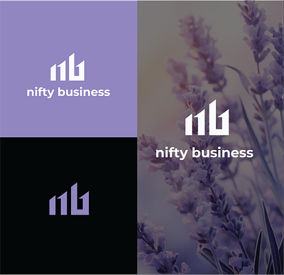 nifty Business Logo brand branding design graphic design graphic designer illustration logo logo design logo designer ui