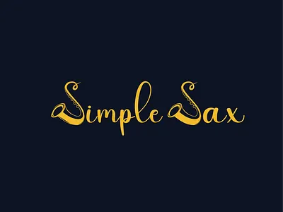 Simple Sax Logo brand branding design graphic design graphic designer illustration logo logo design logo designer ui