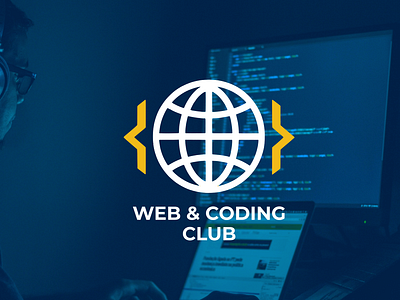 Web & Coding Club NIT Patna Logo Design branding design graphic design logo mockup