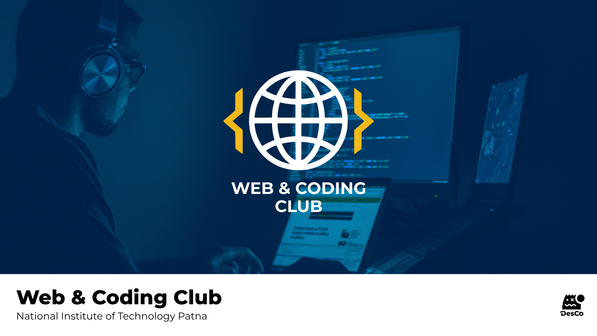 Web & Coding Club NIT Patna Logo Design by Design Company on Dribbble