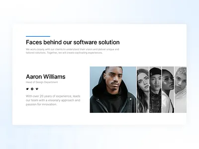 Our Team – Hedonism UI design hedonism ui ui ui kit ux web