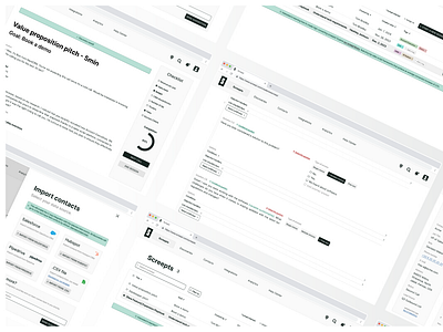 Screept - Scale your pipeline generation and close more deals app b2b app b2b software design graphic design panel product design saas saas design sales enablement software software design ui web app webapp