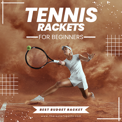 Tennis Rackets Reviews branding graphic design ui