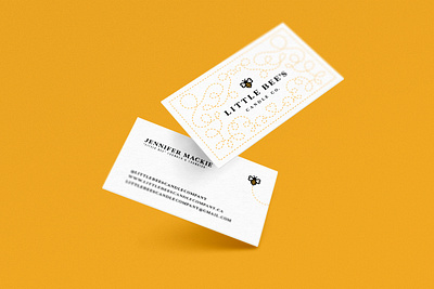 Little Bee's bee brand branding business cards candle design graphic design icon identity illustration logo pattern typography