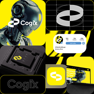 Cogix logo and brand identity design brand design brand designer brand identity branding design services logo logo design logo designer logo mark logo type