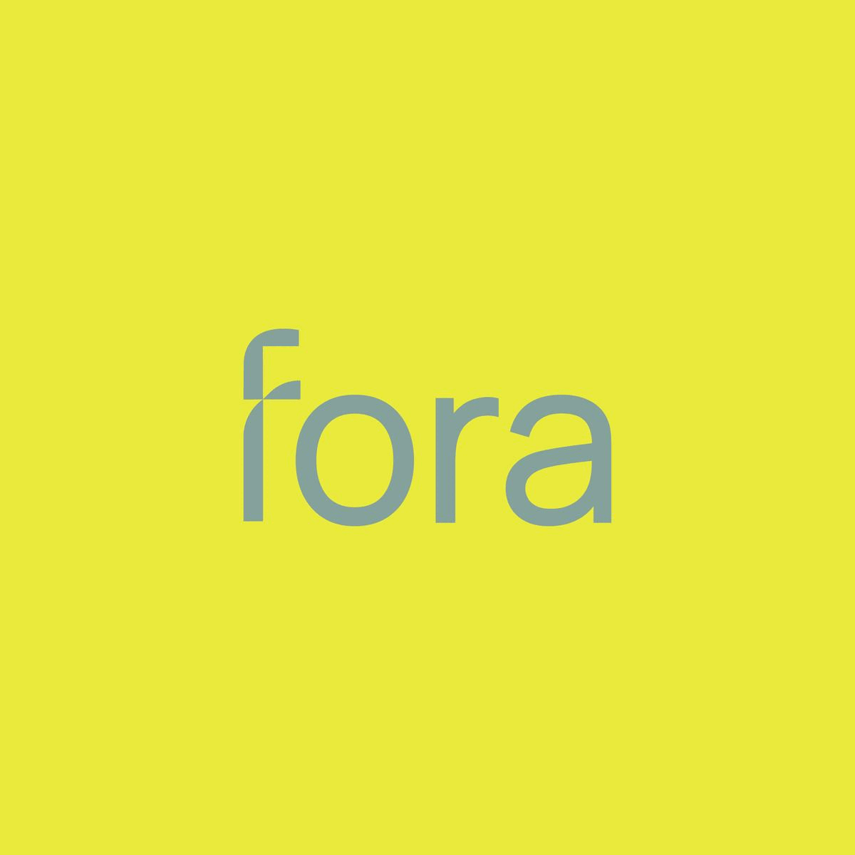 Fora Landscape Architects branding graphic design logo