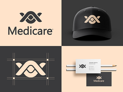 Medical Abstract Logo Design abstract logo brand brandidentity branding brandinglogo business business logo graphic design logo logo designer logo inspiration logo place logo type logoawesome logofolio logomark logos medicare logo medician logo