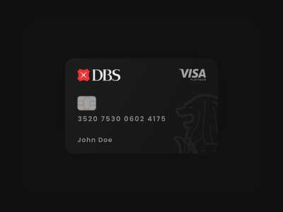 DBS Credit Card - Concept Design branding credit card graphic design ui ux
