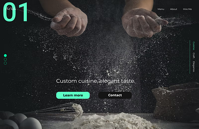 Chef Kobu Website Template design system components