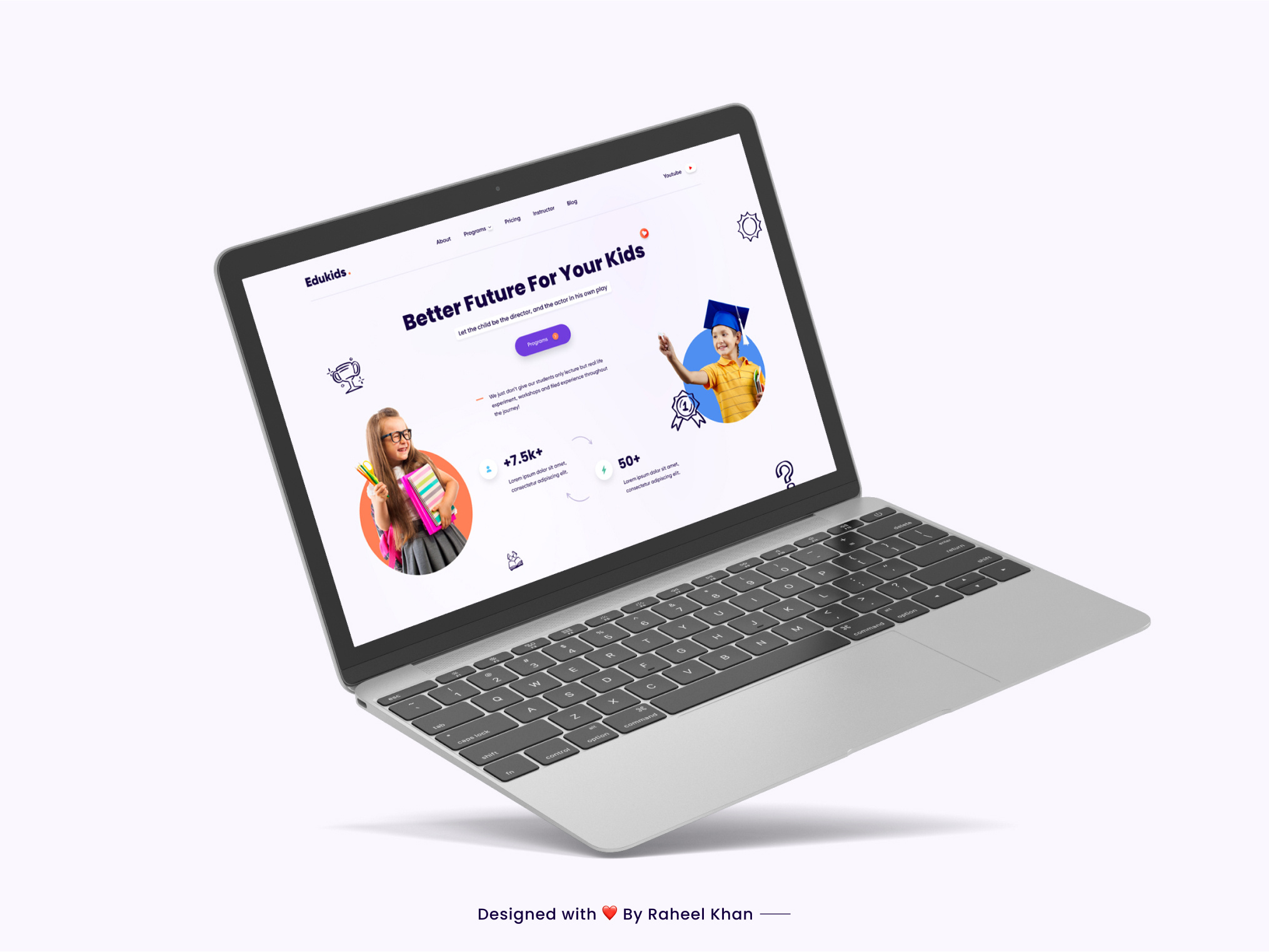 Students education website UX/UI Design design graphic design illustration kids kids website learning website school website student website design ui uiux ux web design web ui design