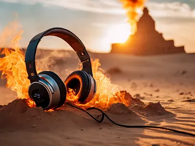 Burn Audio to Preserve Knowledge adobe firefly ai generated animation branding design design inspiration flat design fresh design illustration inspiration midjourney music runway ml runway video ai