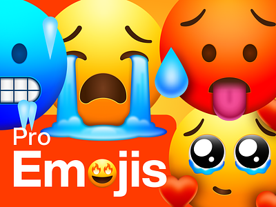 Pro Emojis design emoji graphic design illustration message smileys vector