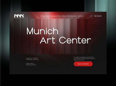 Munich Art Center - UI design agency