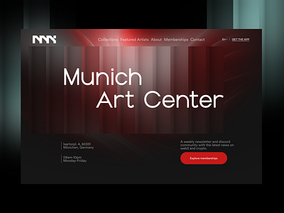 Munich Art Center - UI design agency