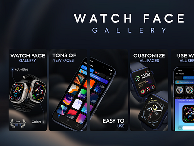 Watch Face App Market Images app market screenshots app store app store screenshots design figma graphic design market screenshots play store screenshots screenshots