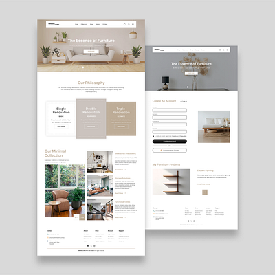 Minimal Furniture app design creative design design inspiration digital design graphic design interface design mobile design product design ui ui design ui inspiration ui ux ui ux design ux ux design ux research ux ui web design web designer web development