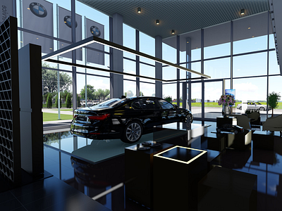 BMW · 3d model & visualisation 3d architecture auto b2c bmw brand branding car exhibition exposition lumion material project promo render rendering sketchup texture visualisation visualization