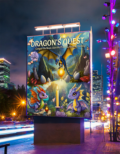 Dragon's quest adobe illustrator adobe photoshop branding design game gaming graphic design logo vector